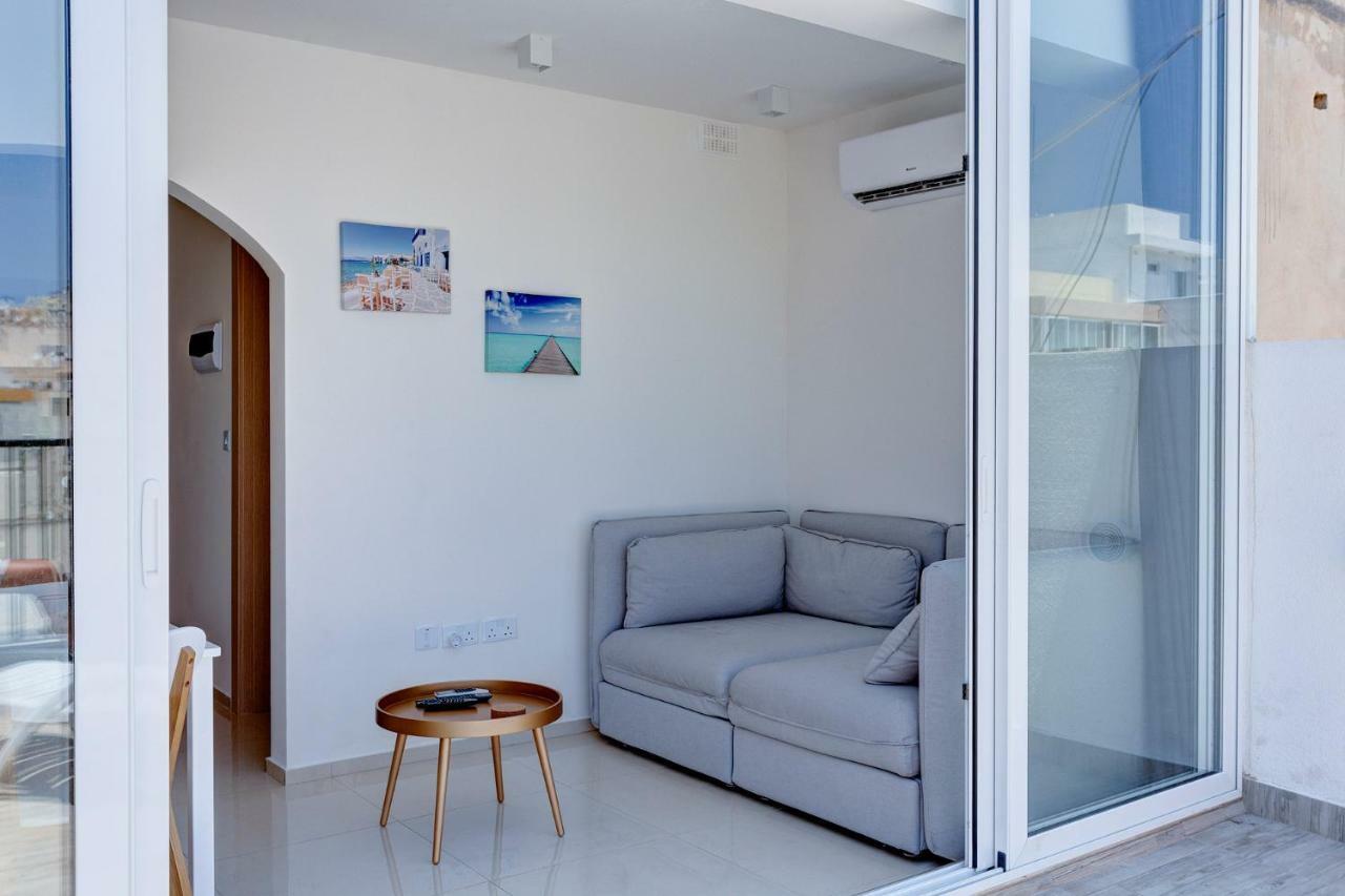 Cosy 1Br Penthouse With Terrace, Great Location Gzira Exterior foto