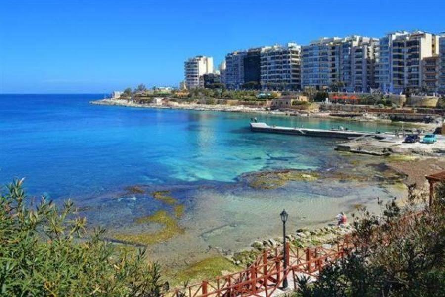 Cosy 1Br Penthouse With Terrace, Great Location Gzira Exterior foto