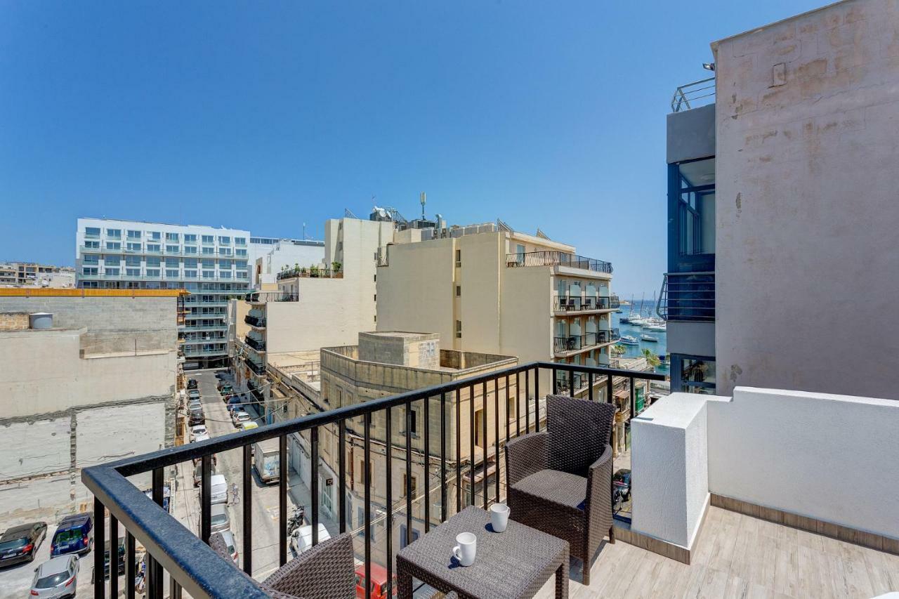 Cosy 1Br Penthouse With Terrace, Great Location Gzira Exterior foto