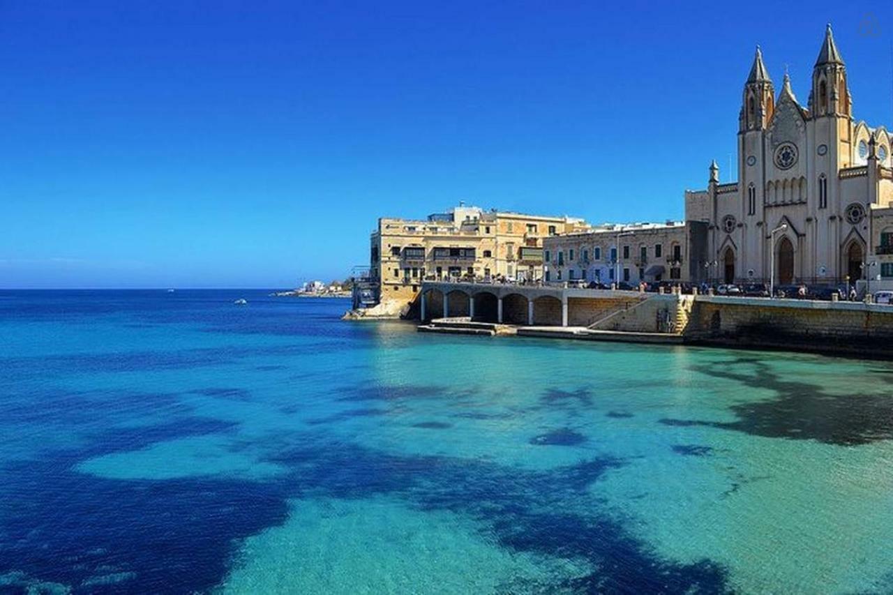 Cosy 1Br Penthouse With Terrace, Great Location Gzira Exterior foto